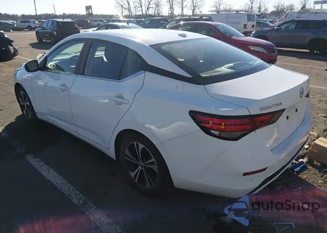 2021 Nissan Sentra Sv Xtronic Cvt z USA, uszkodzony, nr VIN 3N1AB8CV7MY293172